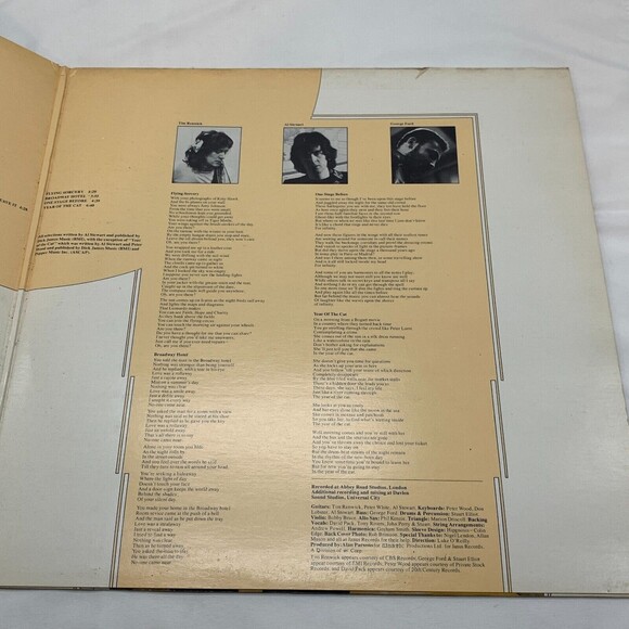 Al Stewart Year Of The Cat Record Album Vinyl LP 1976 Janus Records GRT Corp - Picture 3 of 9